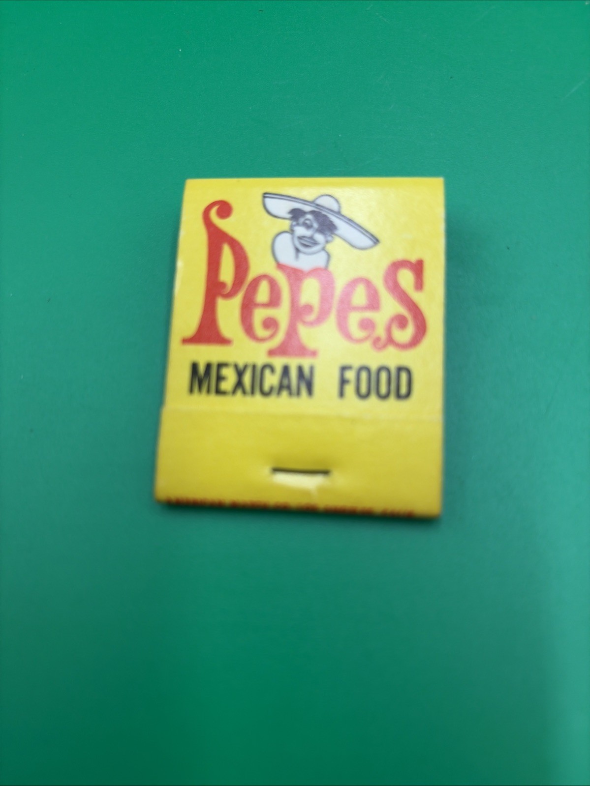 PEPE'S MEXICAN DISHES Restaurant Ontario California CA 1970's Vintage Matchbook