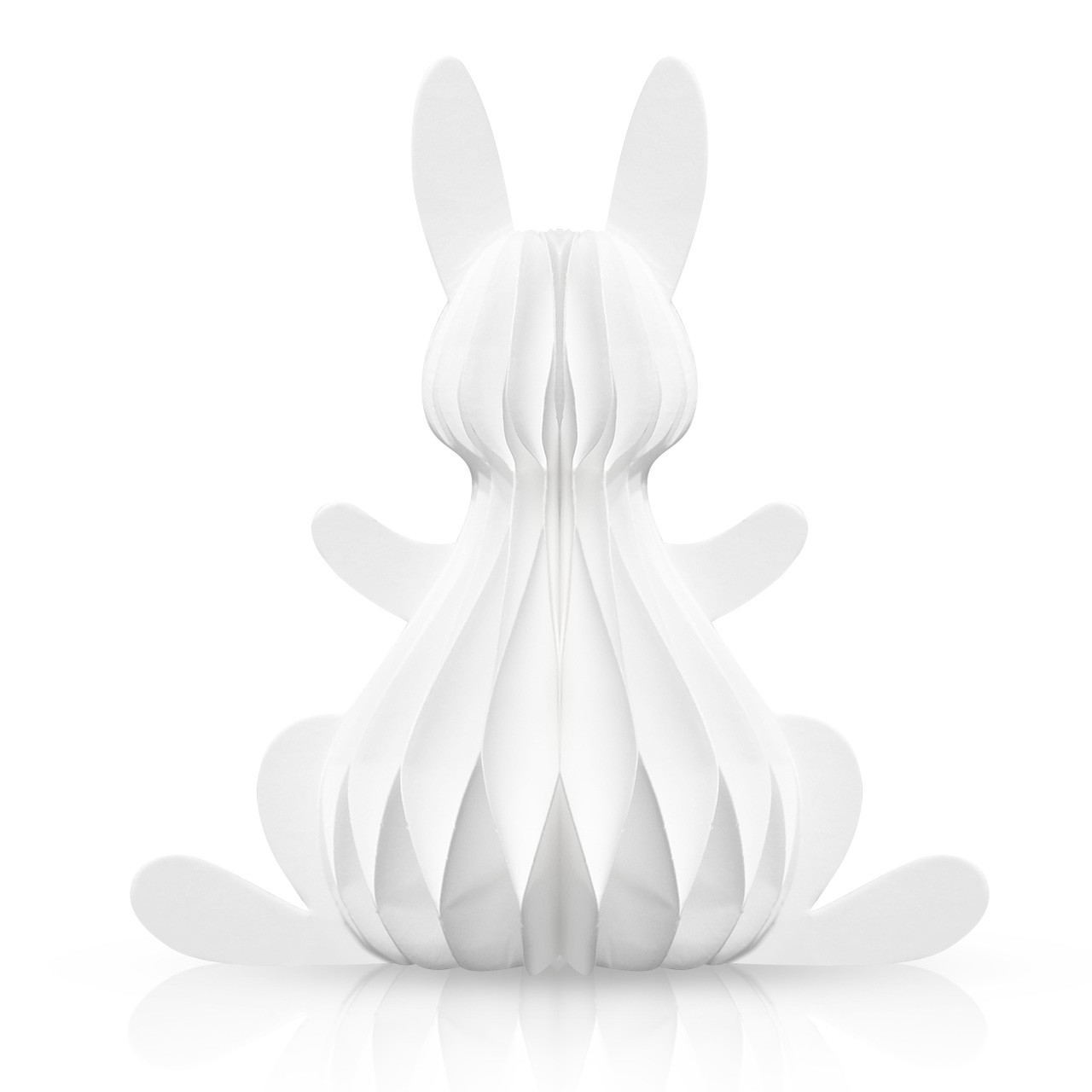 Briarwood Lane Spring Easter Honeycomb Paper Decor 5x5 White Bunny Honeycomb -