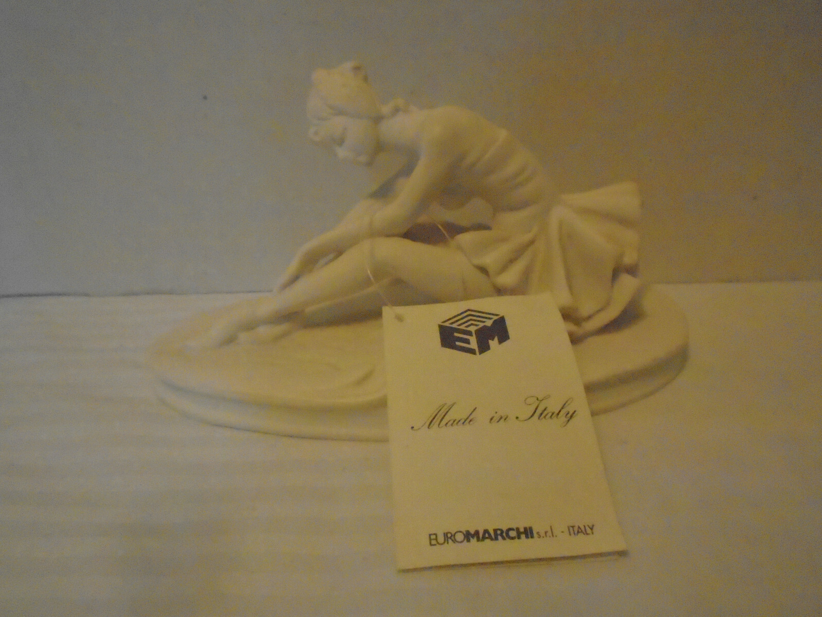Vintage Euromarchi Stone Ballerina Figurine Italy