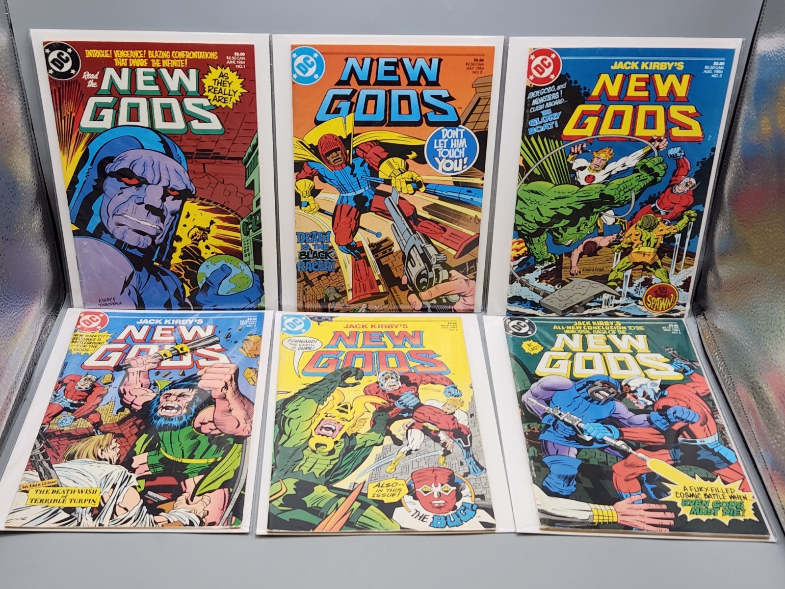 New Gods #1 2 3 4 5 6 Jack Kirby's Complete Series DC Comics 1984/Free Shipping New Gods #1 2 3 4 5 6 Jack Kirby's Complete Series DC Comics 1984/Free Shipping