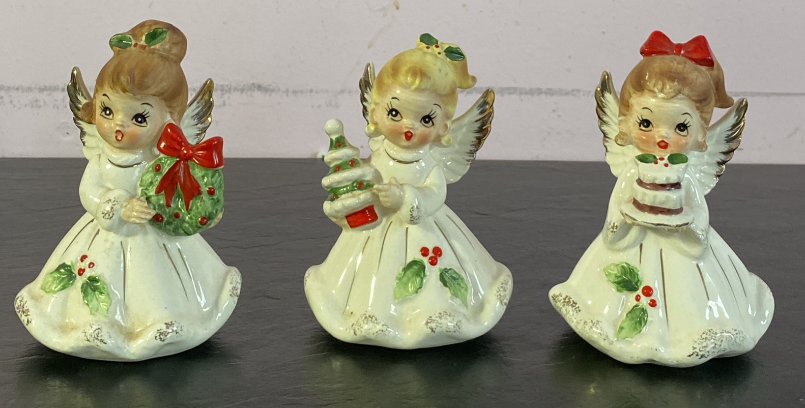 joseph’s originals  Christmas Angel figurines Holiday Vintage 1950’s Rare