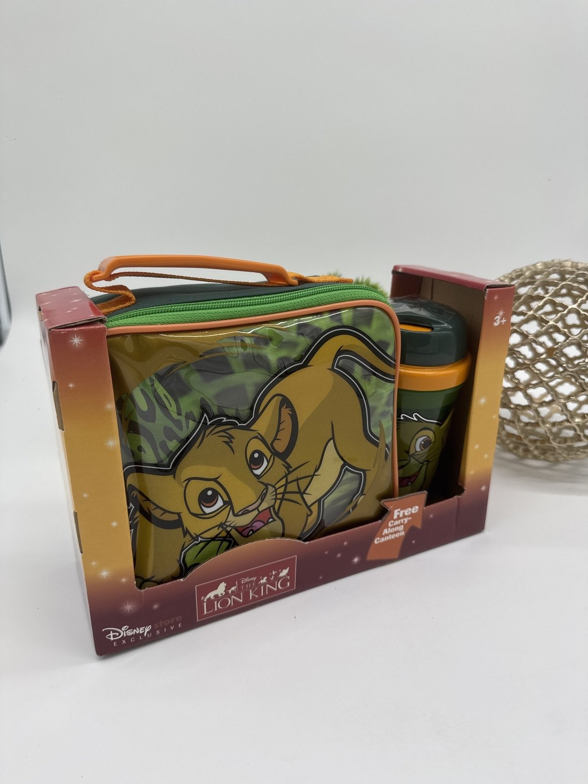 Disney Lion King Orange Character Collectible Vintage Simba Design Item