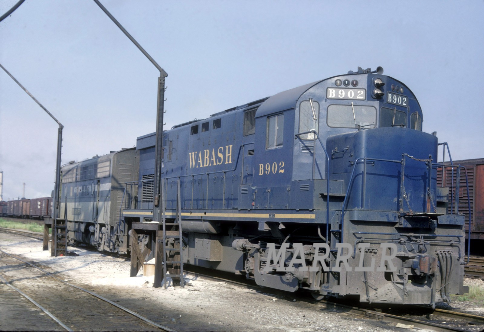 RR Photo-WABASH WAB B902 on 6/13/1964 RR Photo-WABASH WAB B902 on 6/13/1964
