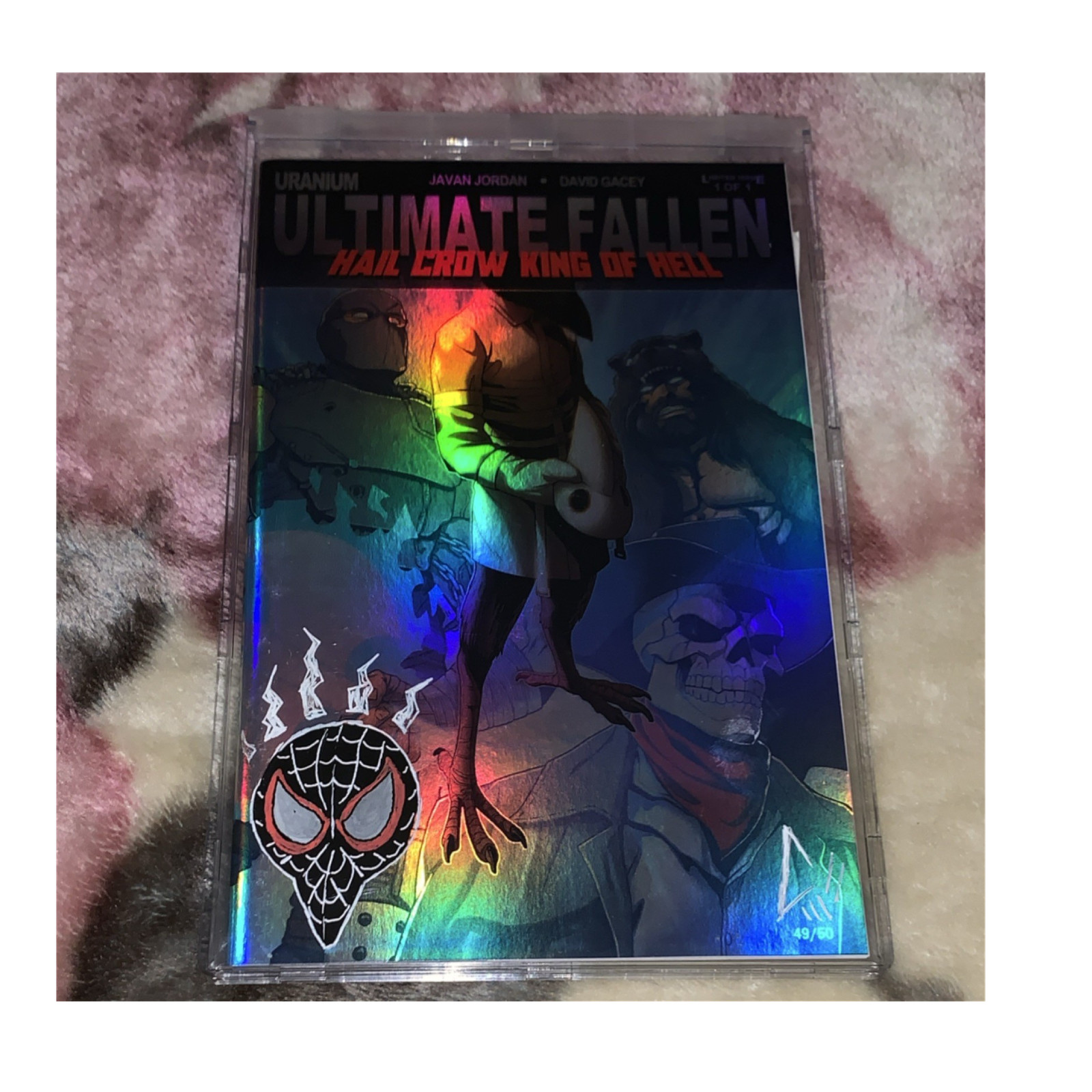 Uranium Ultimate Fallen #4 Hail Crow King of Hell VariantRemarked byJavan Jordan