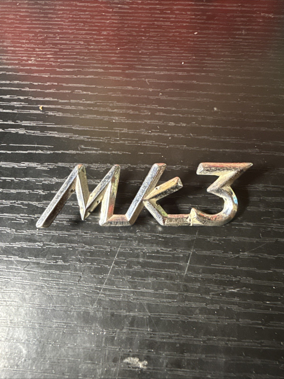 TRIUMPH SPITFIRE MK3 (MK III) CIRCA 1969 REAR EMBLEM 2.8\