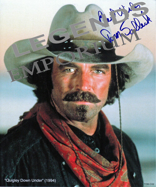 Tom Selleck  SET OF 2 Autographed Reprint \