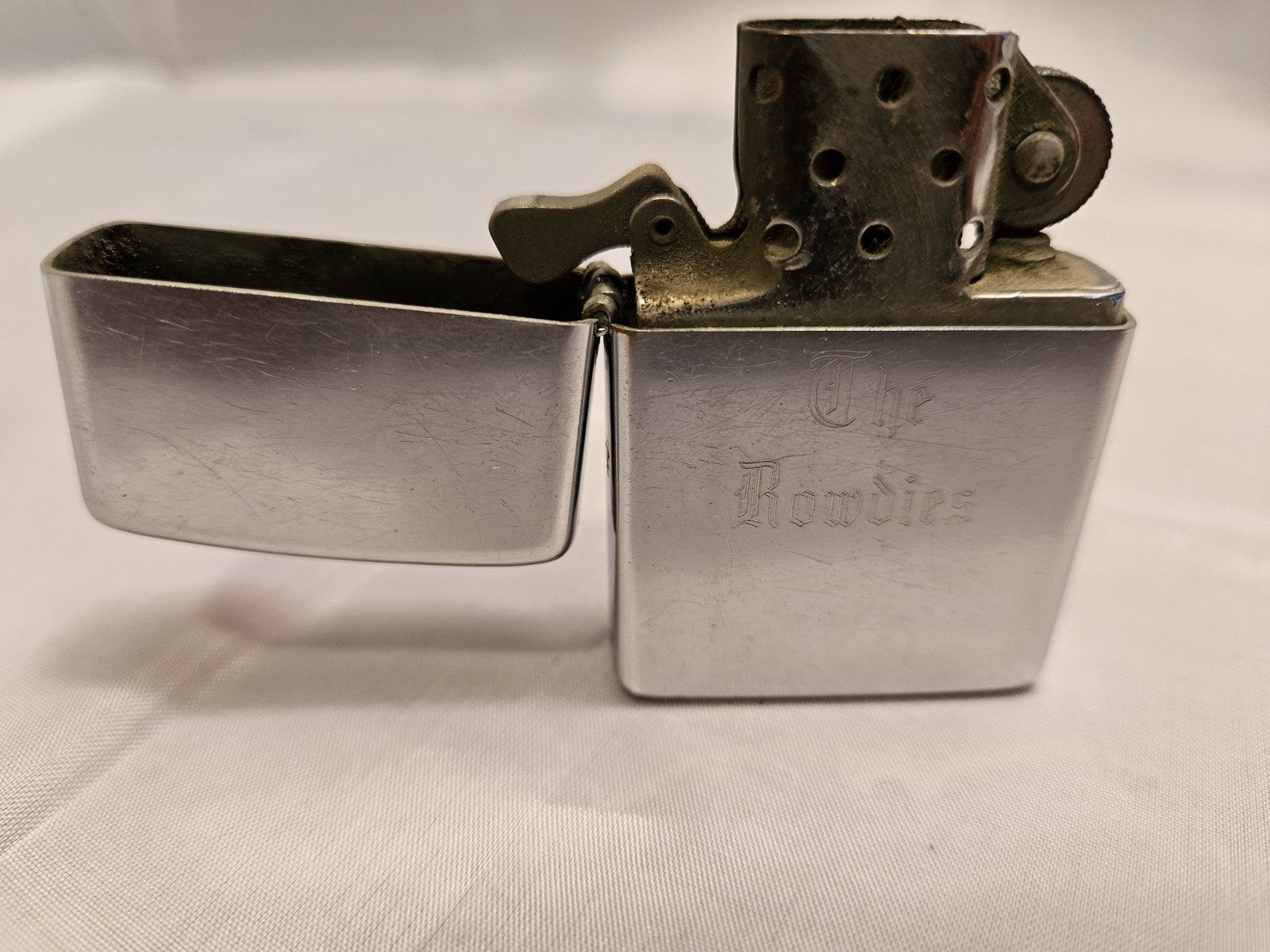 Vintage 1970s Zippo Lighter Nice Condition Etched