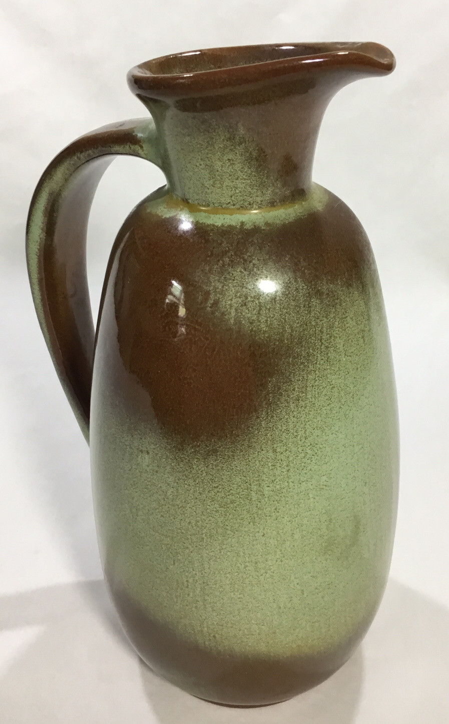 OLD FRANKOMA PRAIRIE GREEN PITCHER - JUG #835