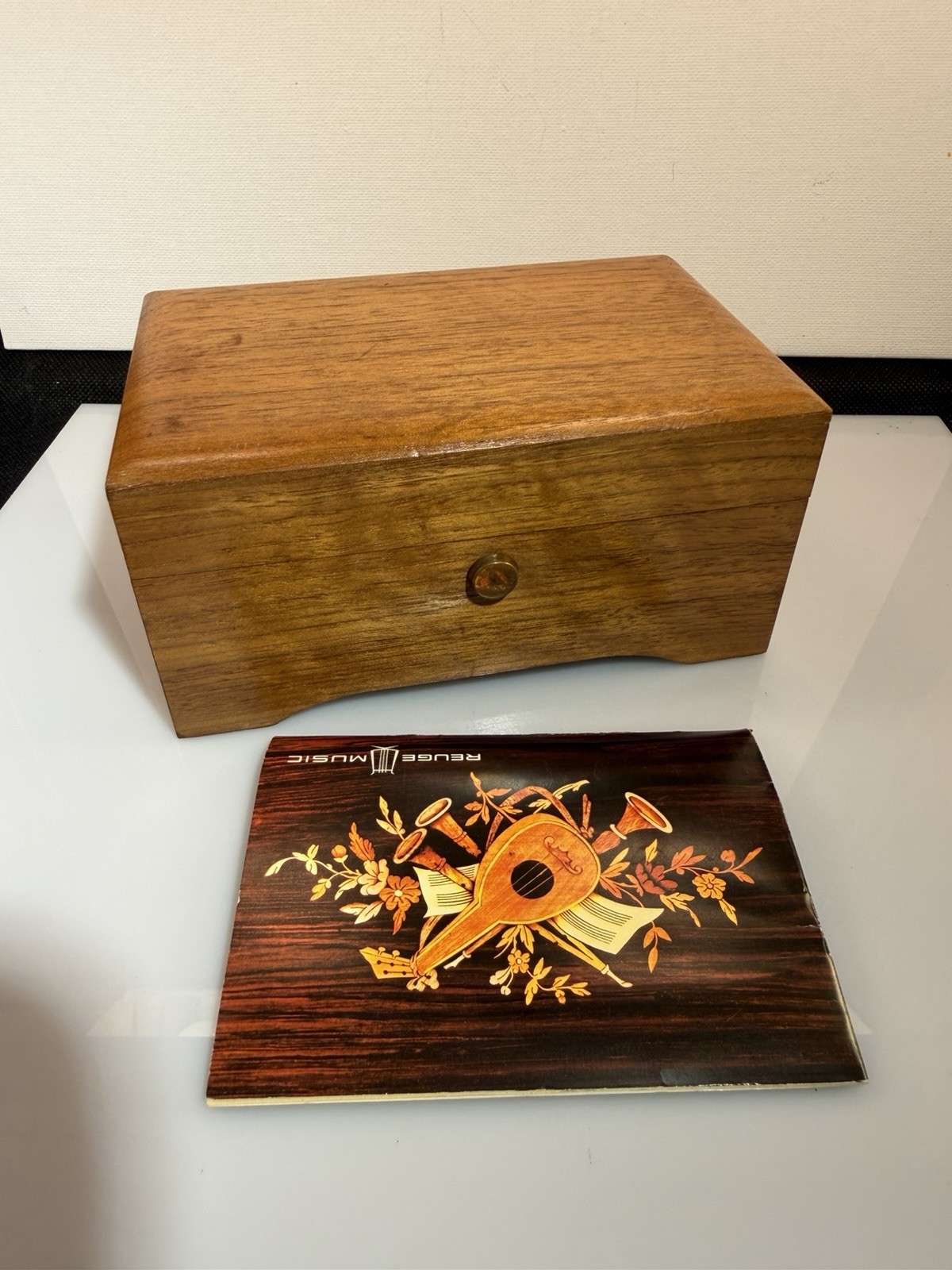 Vintage Reuge Music Box 3/36  Works Perfect Mozart
