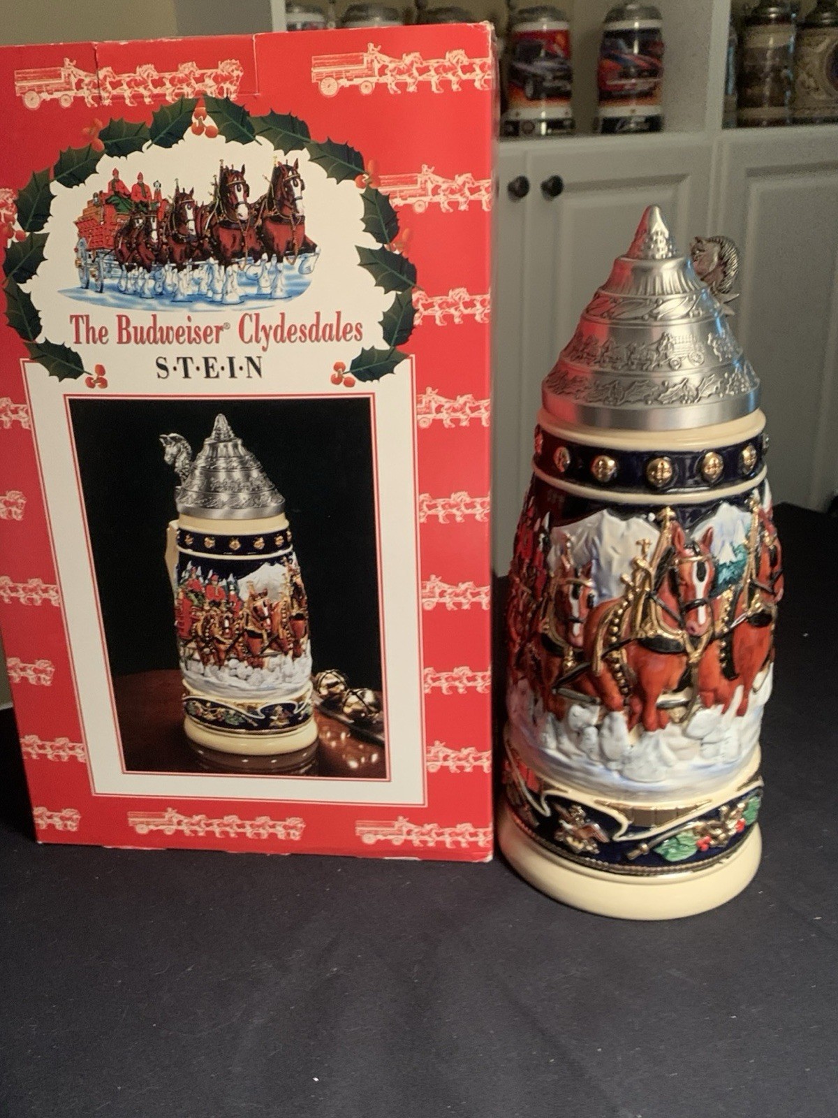 The Budweiser Clydesdales Stein CS444 New In Box