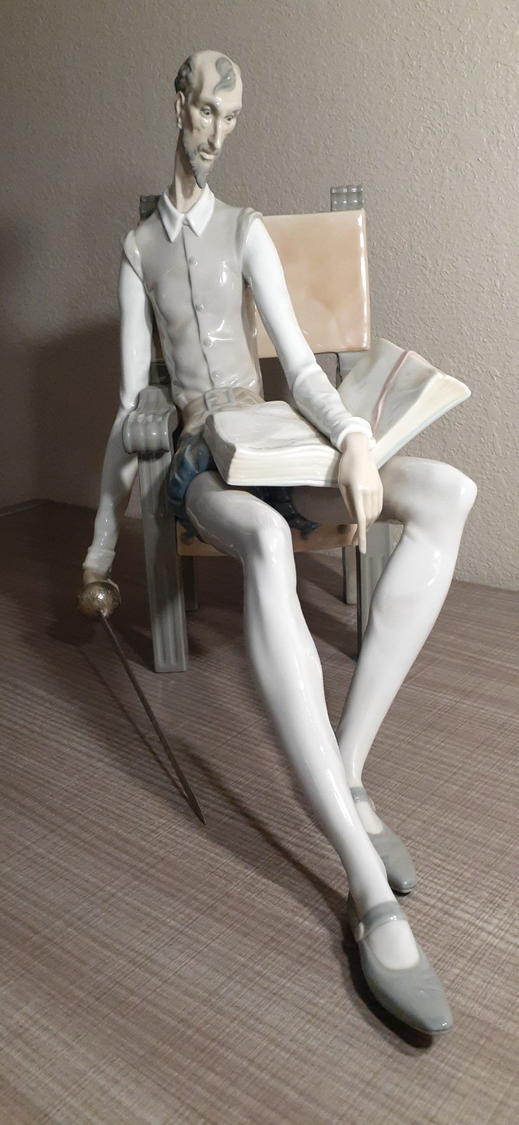 Lladro Don Quixote 1030 Glossy Porcelain Figurine Sculpture 1977-1984 Excellent Lladro Don Quixote 1030 Glossy Porcelain Figurine Sculpture 1977-1984 Excellent