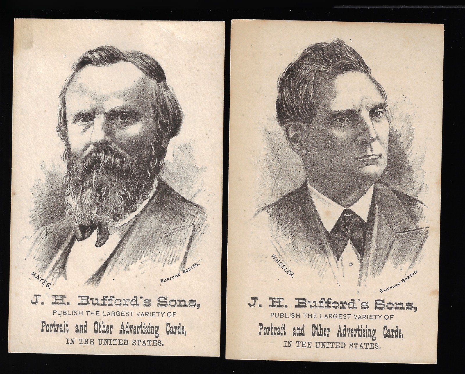 Rutherford Hayes William Wheeler Trade Cards How Much Hayes & Wheeler Have You?