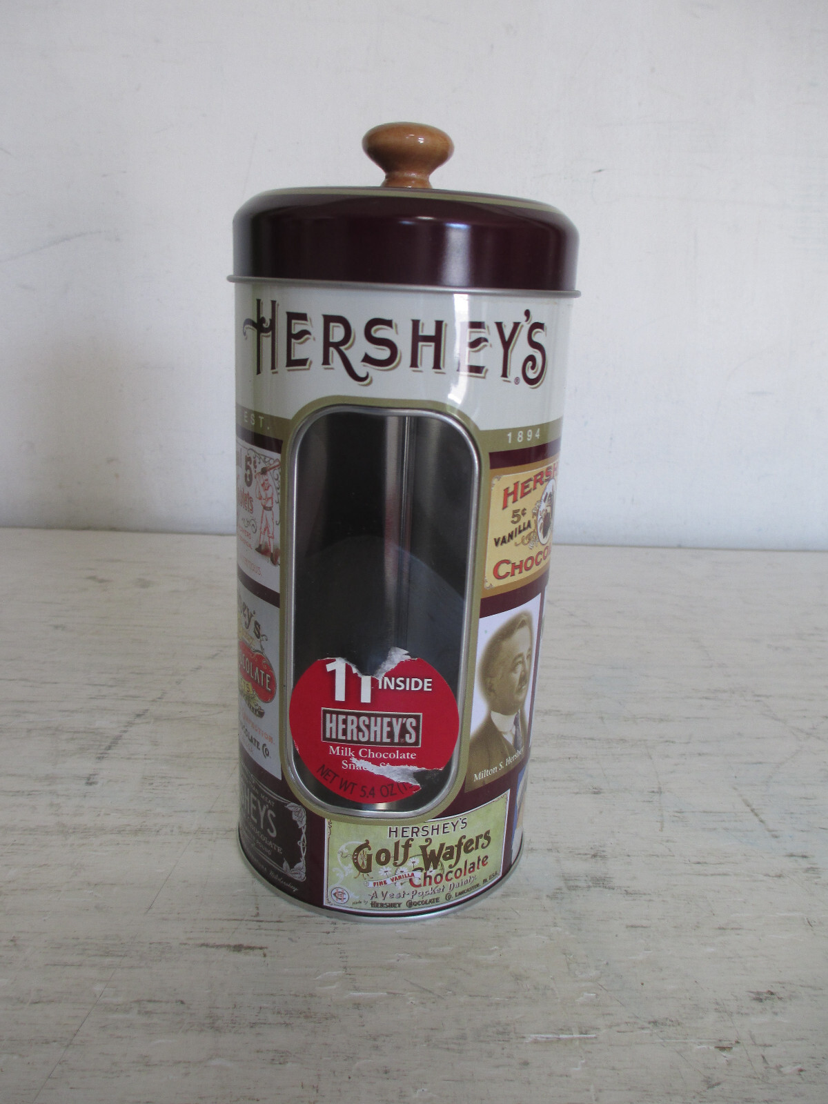 Cylinder Hershey Tin , 2011, 8\ Cylinder Hershey Tin , 2011, 8\