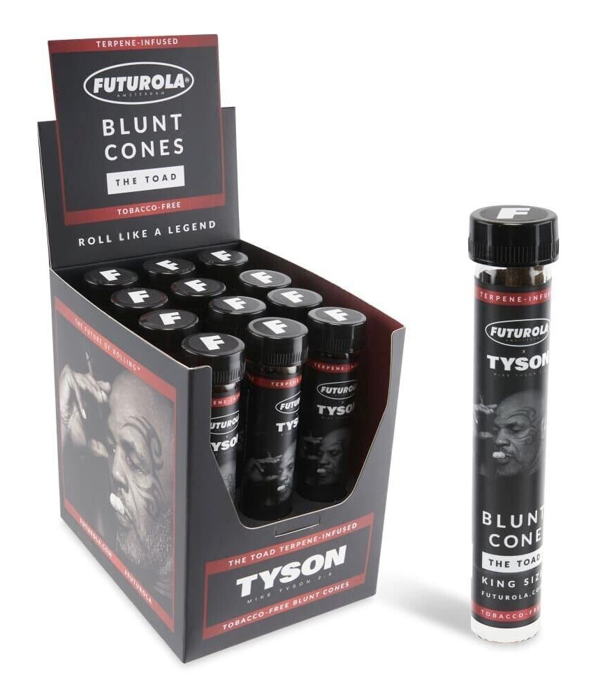 Futurola Cone The Toad Mike Tyson Pre Rolled Cone  12 Tubes