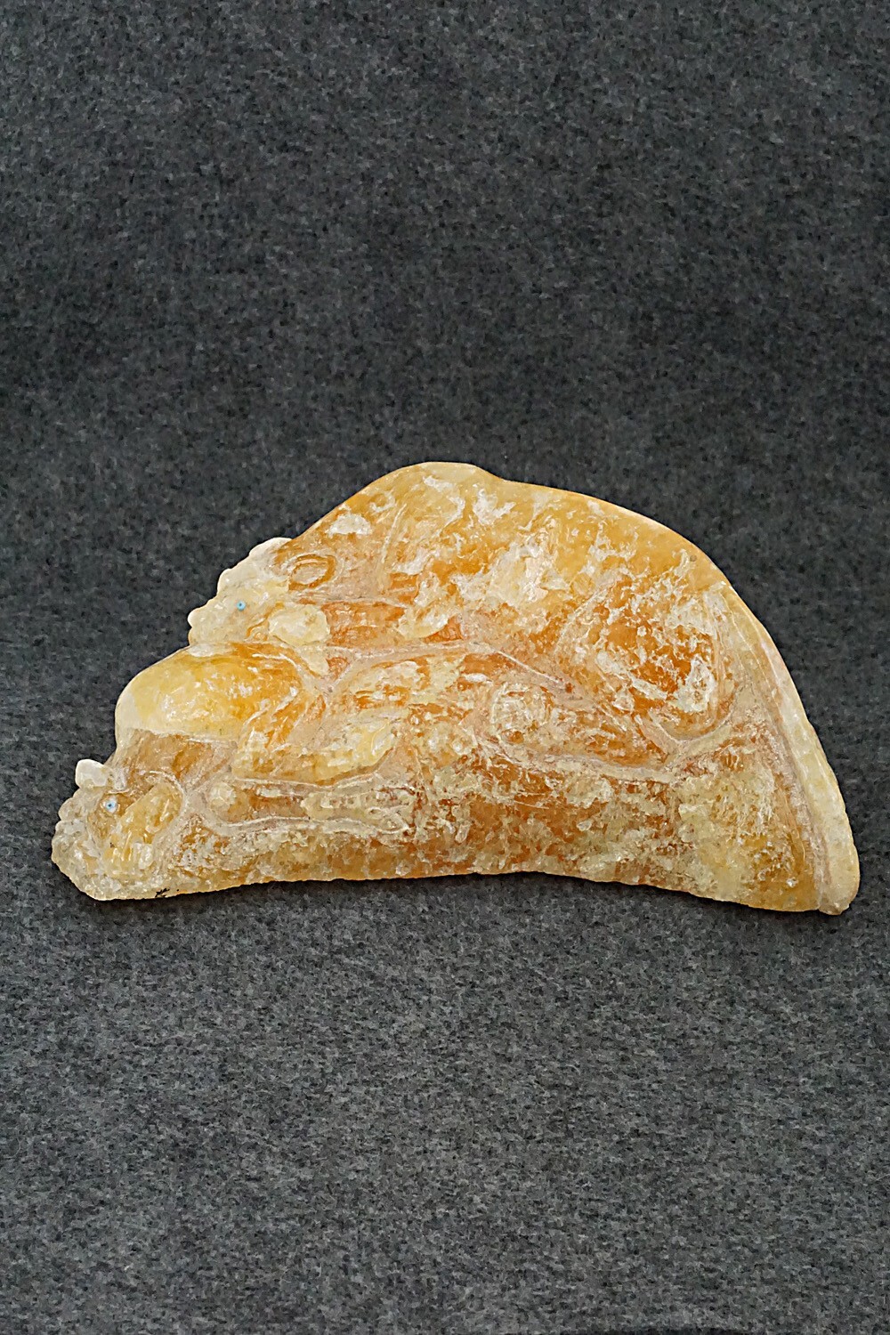Mountain Lion & Deer Zuni Fetish Carving - Herbert Davis