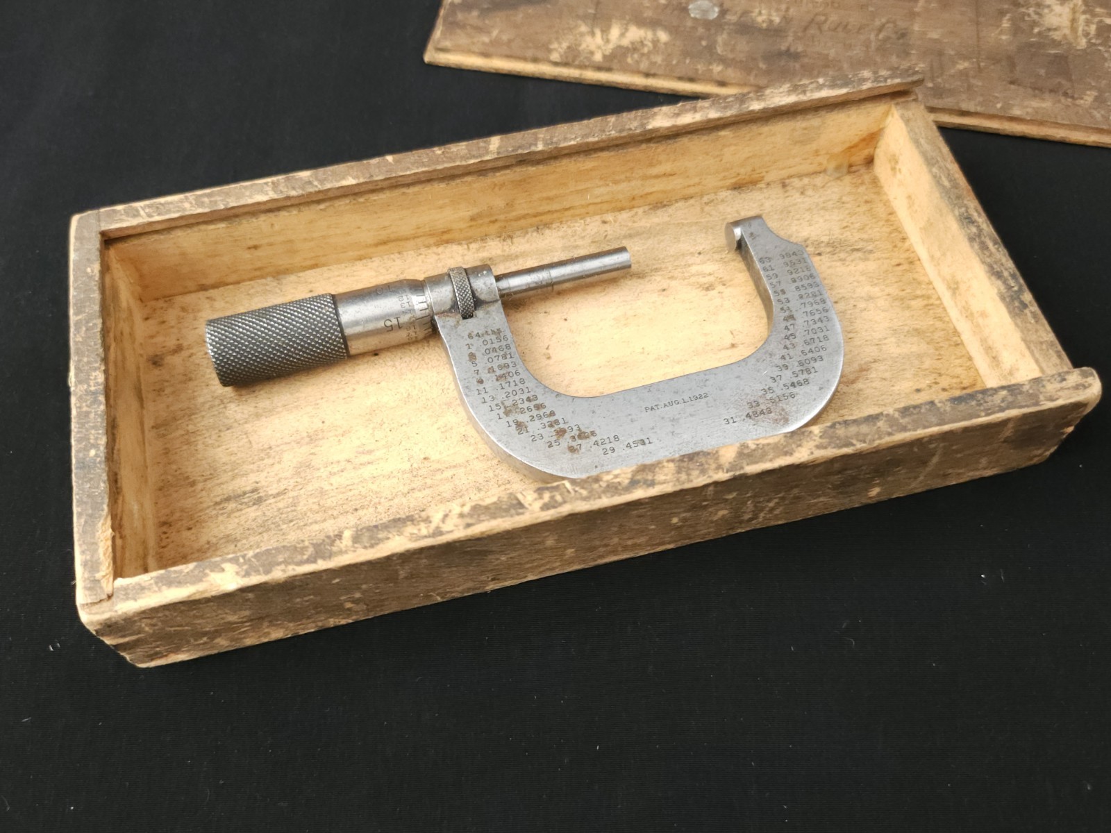 Lufkin Rule Outside Micrometer - No.1622 V (1-2