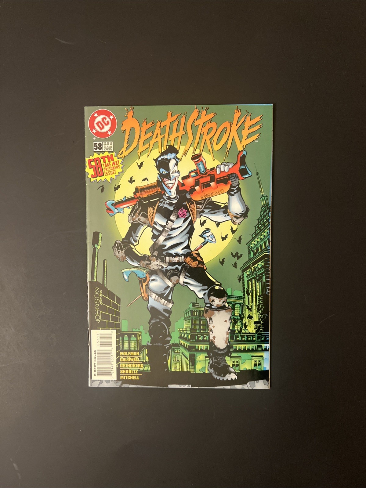 Deathstroke The Terminator #58 JokerHomage Cover To Deathstroke #1 DC Comics