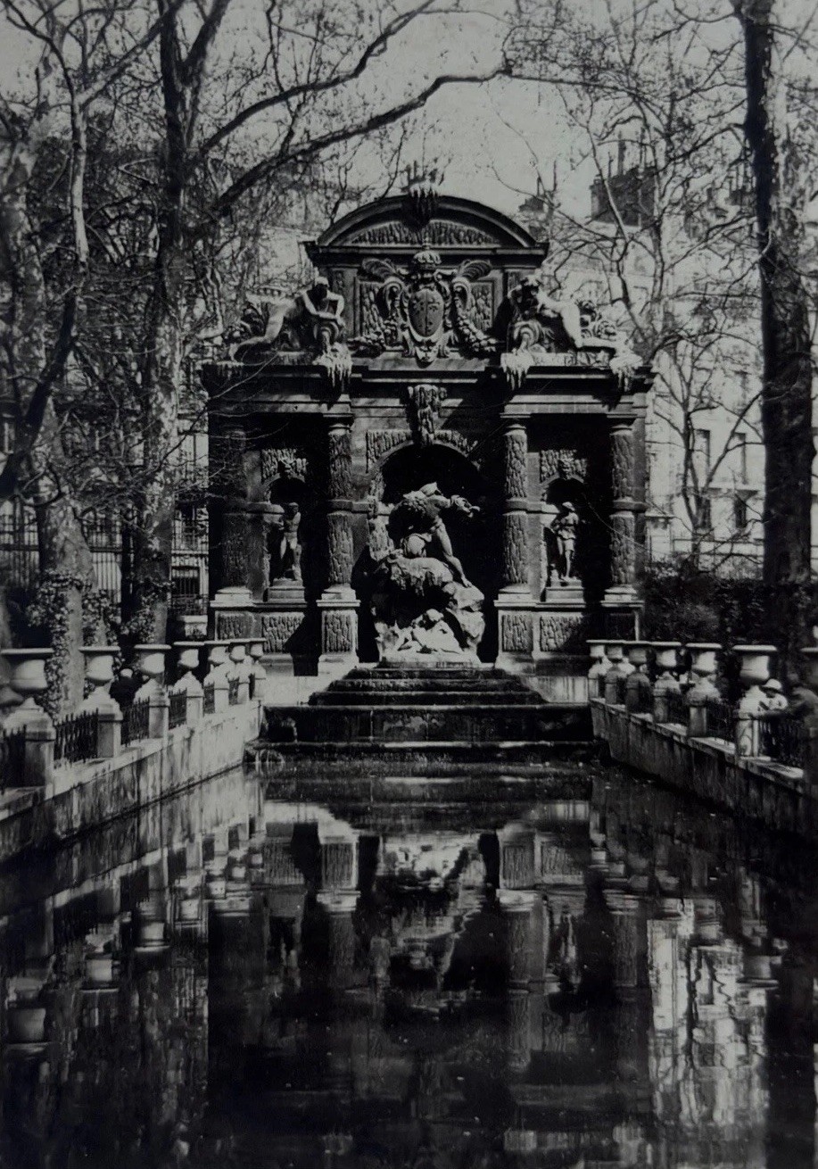 France, Paris, Fontaine Médicis, Jardin du Luxembourg, original, 1930