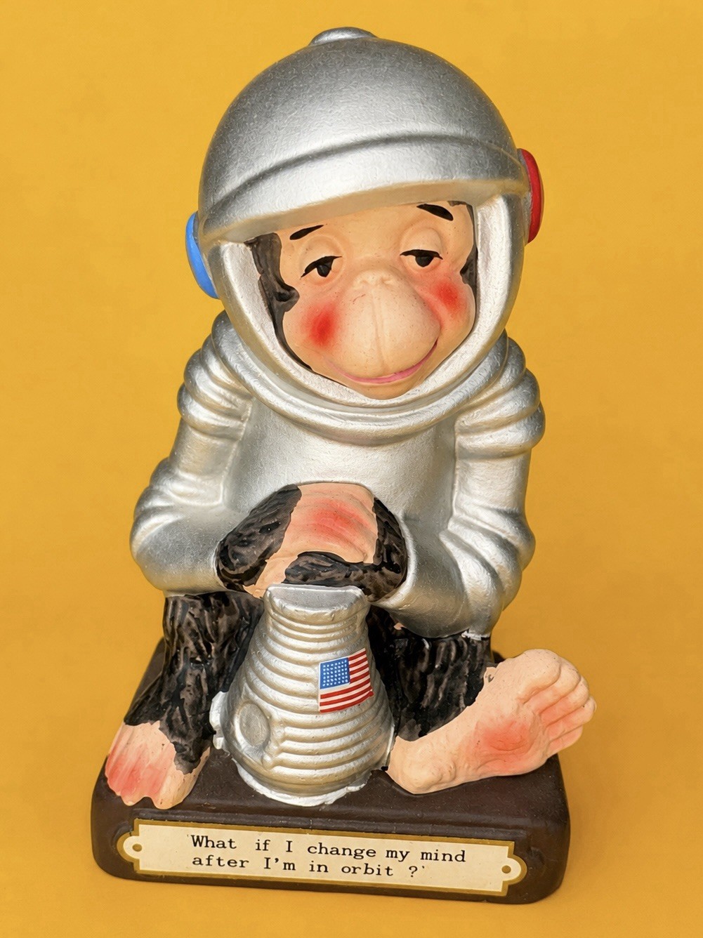 🐵 Vtg Ham Chimp Astronaut Figurine JCPenney Space Race NASA Mint Rare Napco 🐵 Vtg Ham Chimp Astronaut Figurine JCPenney Space Race NASA Mint Rare Napco