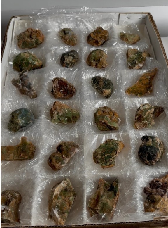 Druzy Chrome Chalcedony – 24 Piece Lot