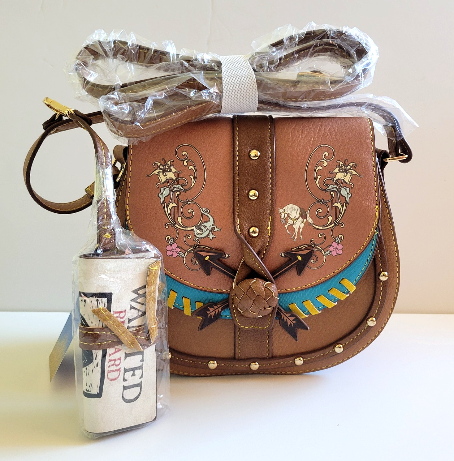 Danielle Nicole - Disney Tangled Rapunzel Flynn Rider Satchel Crossbody