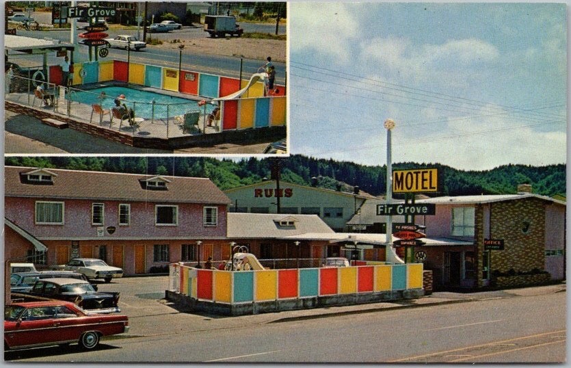 c1960s REEDSPORT, Oregon Postcard \