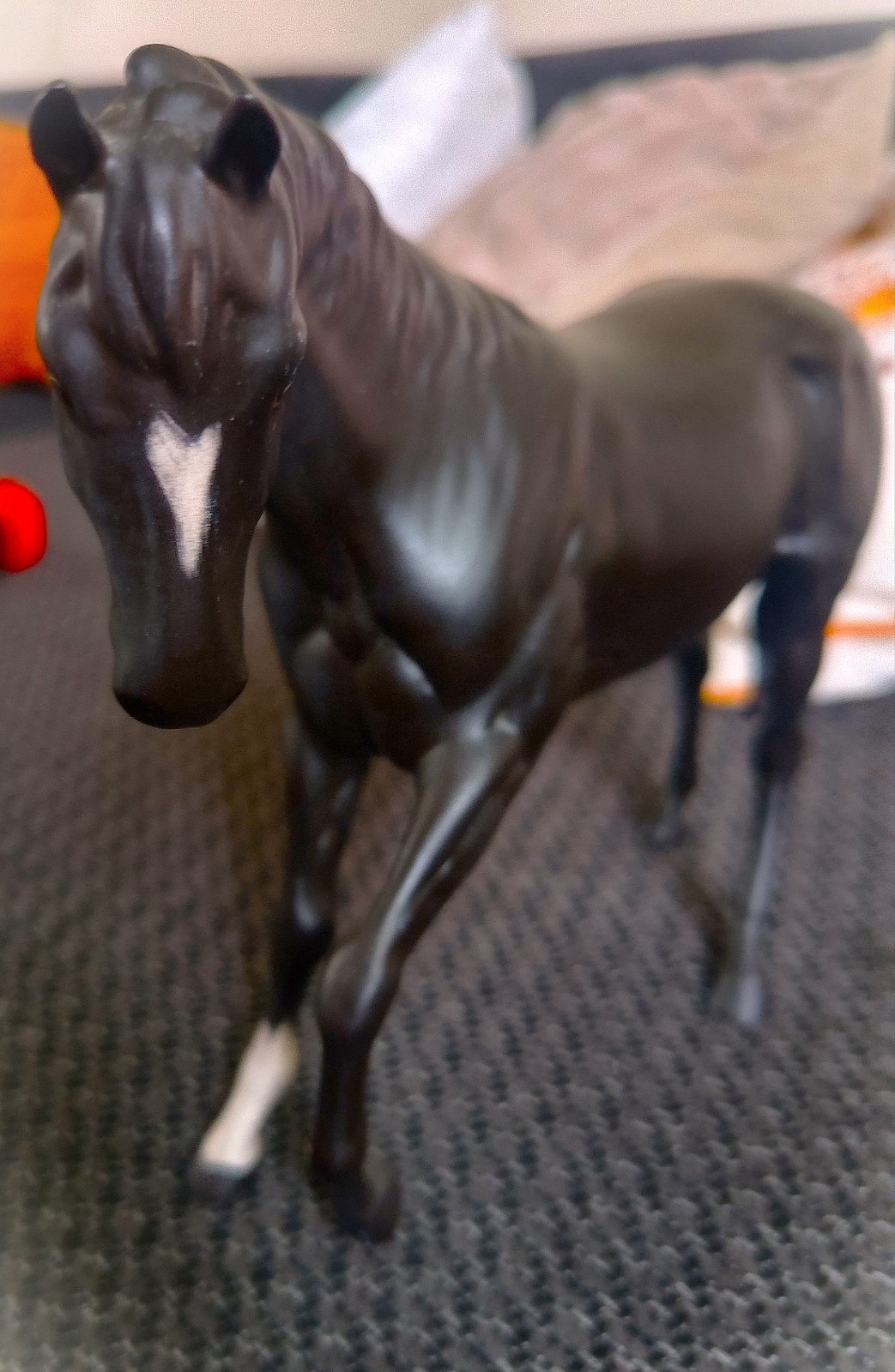 Vintage Royal Doulton Black Beauty Horse Figurine – Rare Satin Matt Black