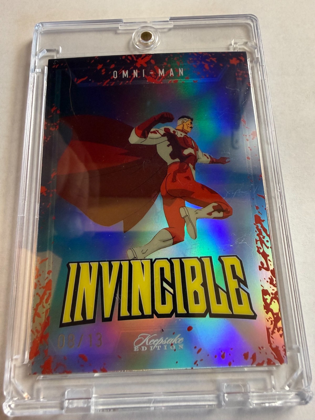 2025 Invincible Omni-Man Blood Splatter Card #15 /13