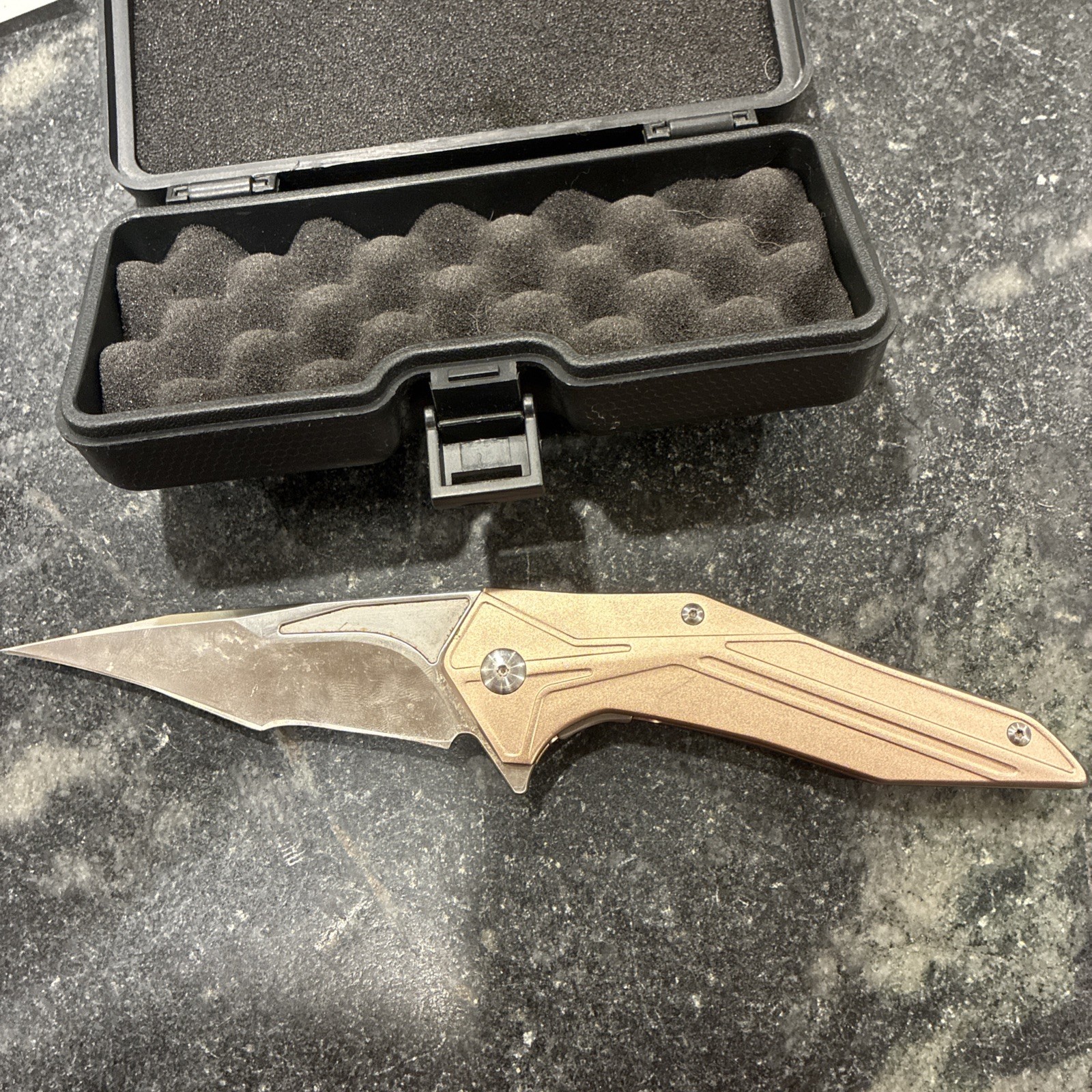 Brous Blades Tyrant Rose Gold Aluminum D2