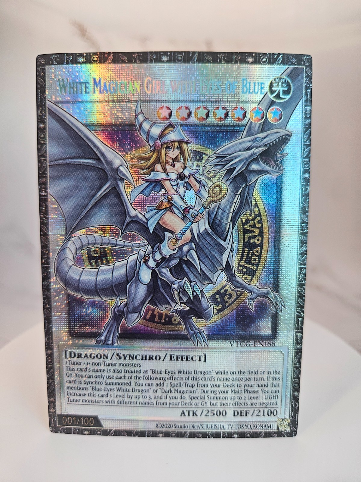 White Magician Girl Eyes of Blue - Grand Master Overframe - Dark Dragon Support