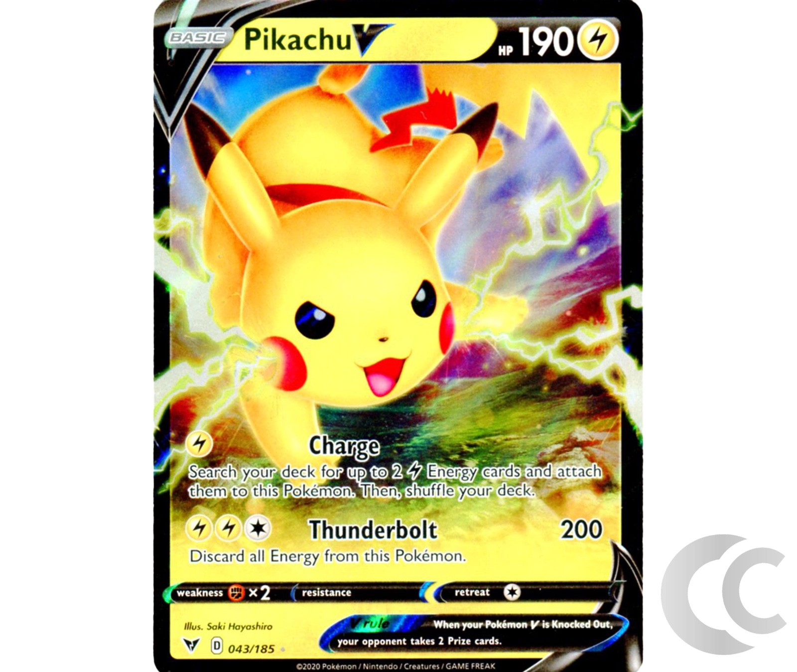 Pikachu VIV 43 Ultra Rare Pokemon TCG English NM