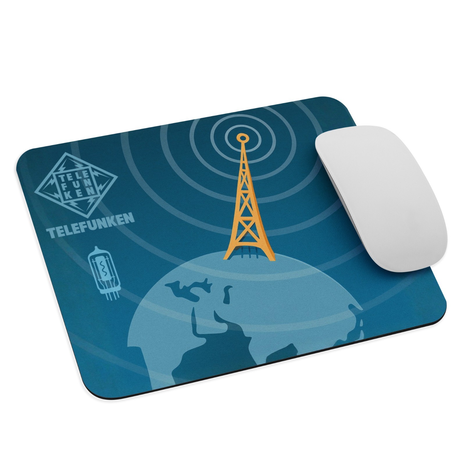 Vintage Style Mouse Pad – TELEFUNKEN Radio Tower - NEW 9.5\