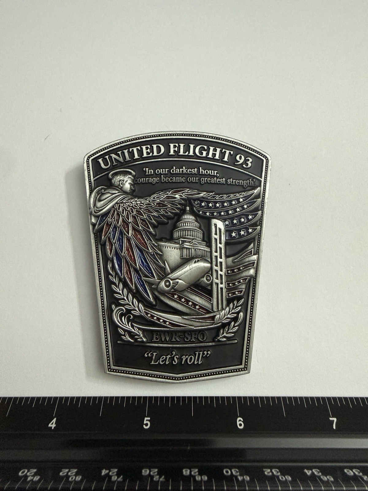 PA State Police Flight 93 25th Anniversary Challenge Coin #76 Delta Design