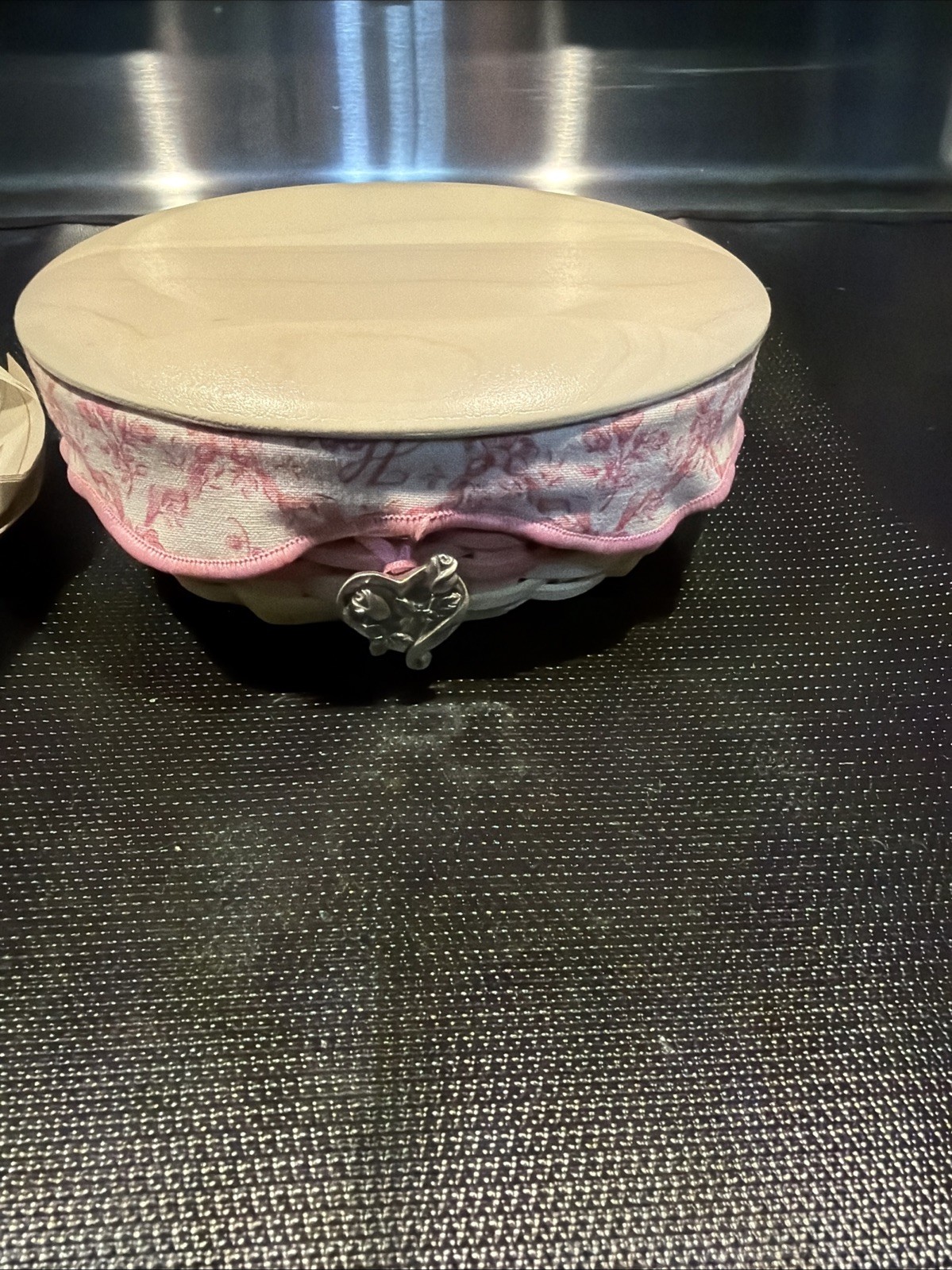 Longaberger Horizon of Hope Breast Cancer Basket w/ Protector  & Lid 2003