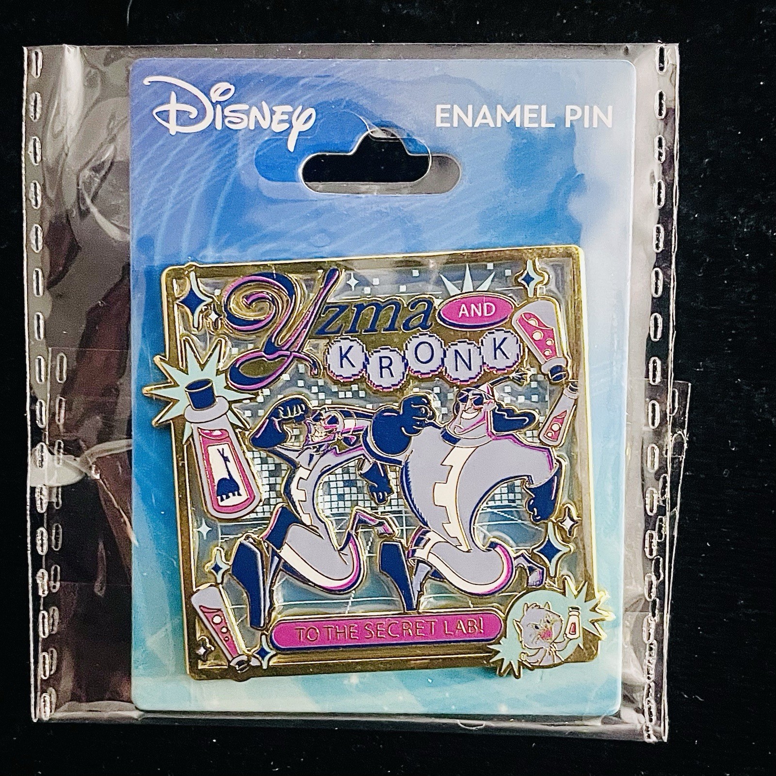 Yzma Cat Kronk Secret Lab Llama Potion Emperors New Groove Boxlunch Disney Pin