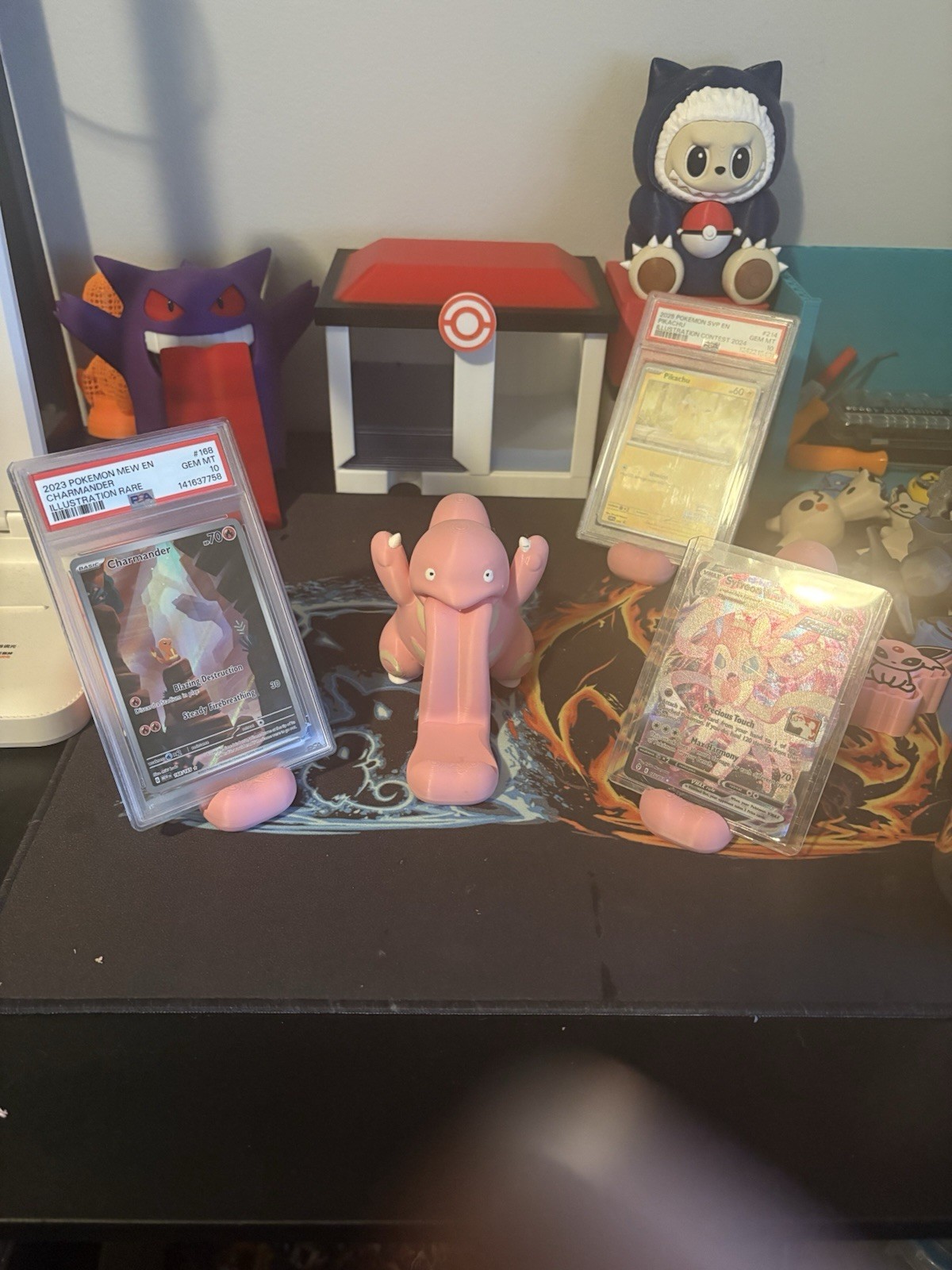 Pokemon TCG Lickitung card stand.