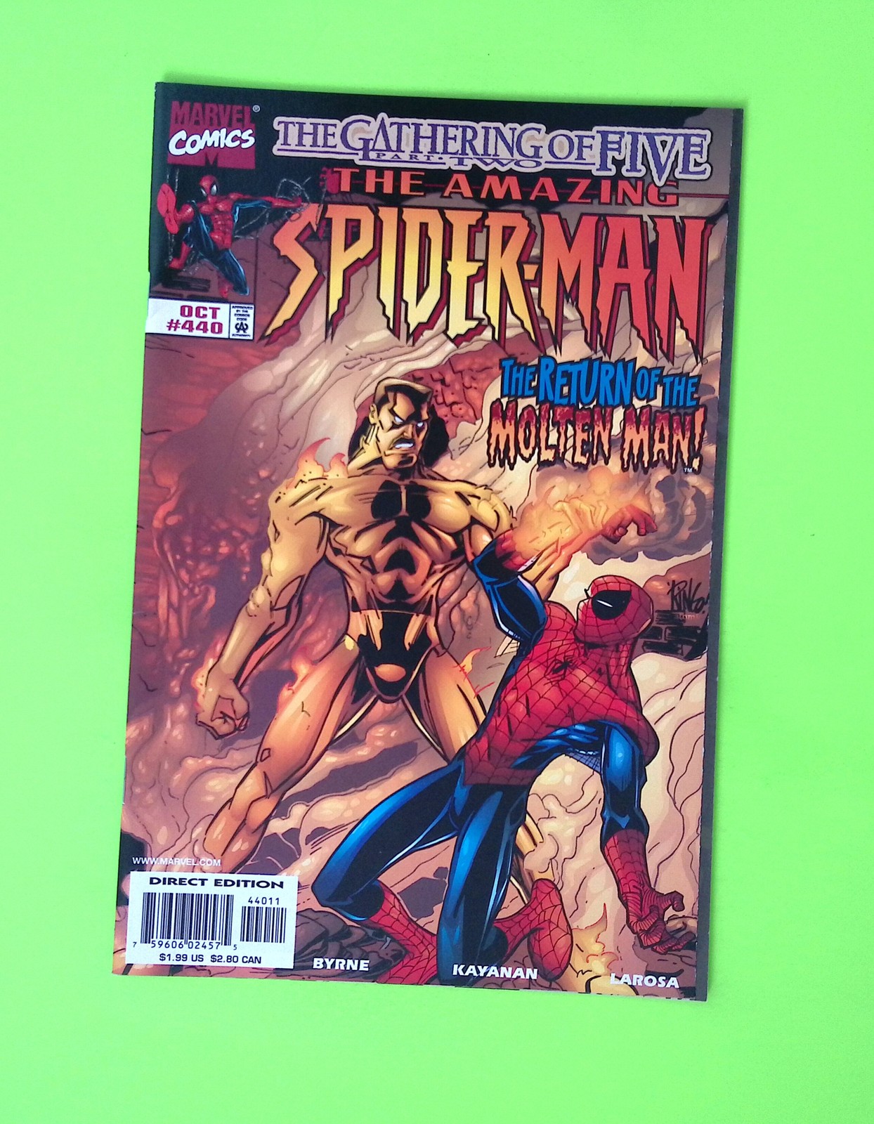 Amazing Spider-Man #440 Vol. 1 1998 Marvel Comics 1st App High Grade Q157-278 Amazing Spider-Man #440 Vol. 1 1998 Marvel Comics 1st App High Grade Q157-278