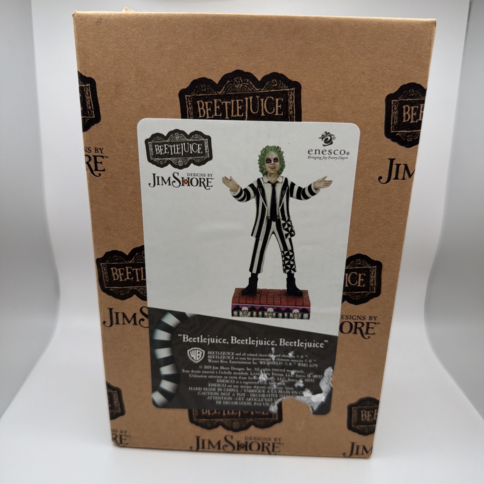 Jim Shore Beetlejuice Classic Beetlejuice Figurine 6016177 Jim Shore Beetlejuice Classic Beetlejuice Figurine 6016177