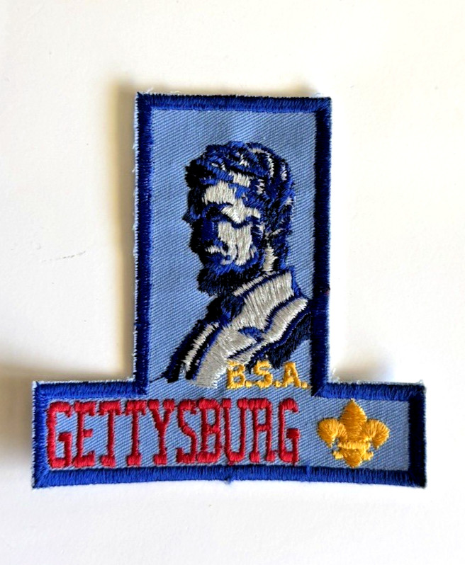 Vintage Gettysburg Abraham Lincoln Boy Scouts of America & 16th President Patch