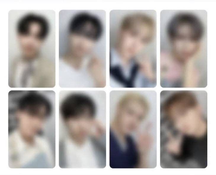 Ateez Golden Hour Pt 5 Fromm Busan Cafe Selfie version kpop Photocard OT8 Set