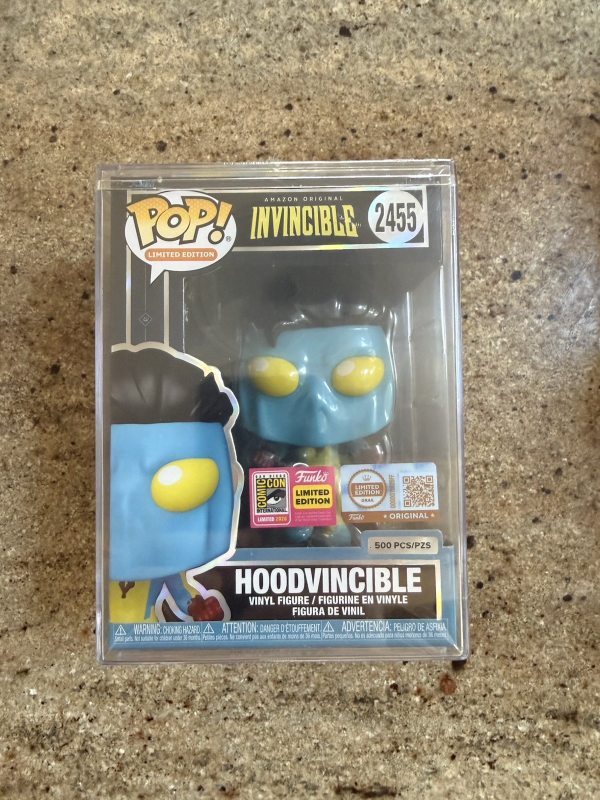 Funko Pop Vinyl Invincible Hoodvincible #2455 Amazon Exclusive Limited 500