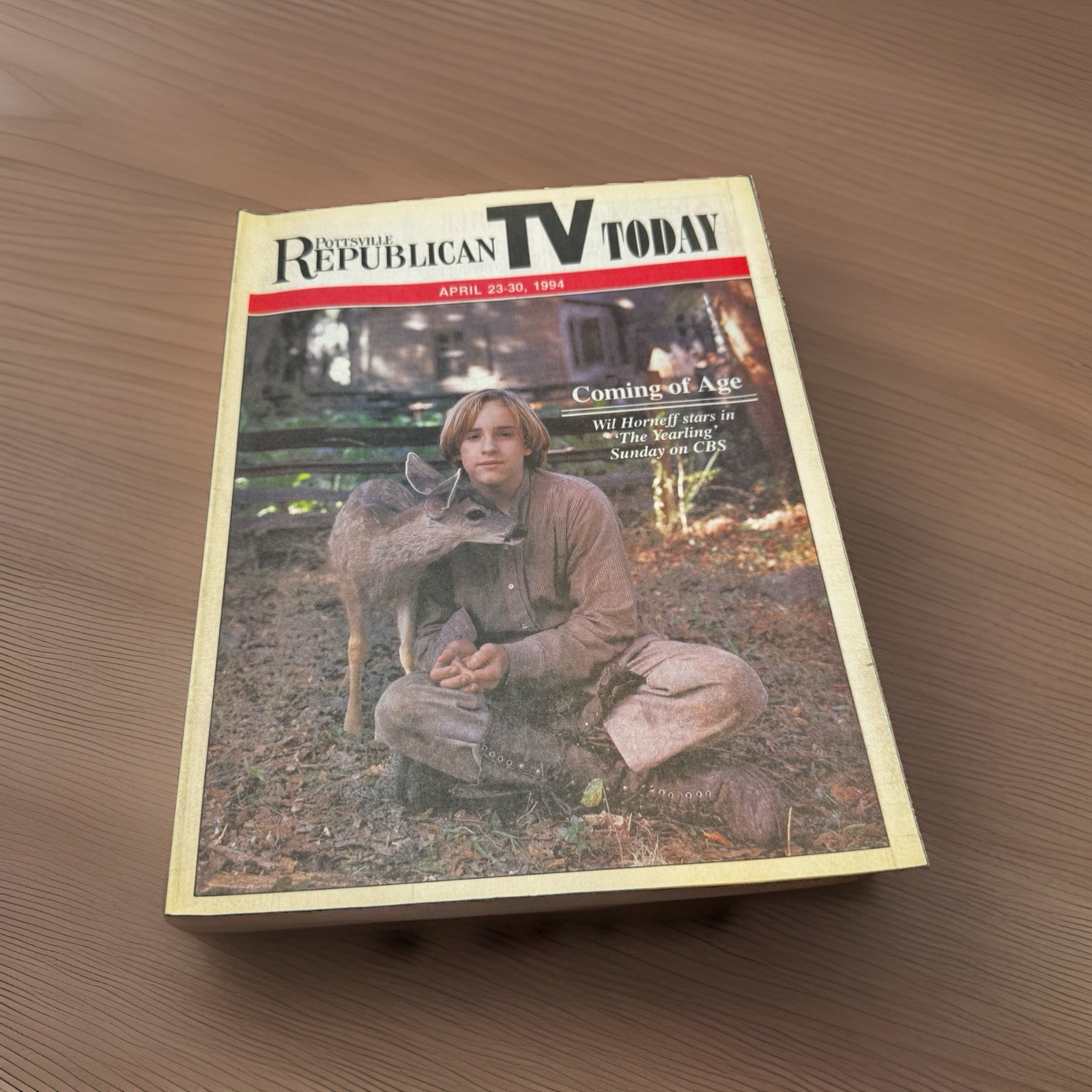 Pottsville Republican TV Today Guide April23-30 1994 The Yearling Wil Horneff