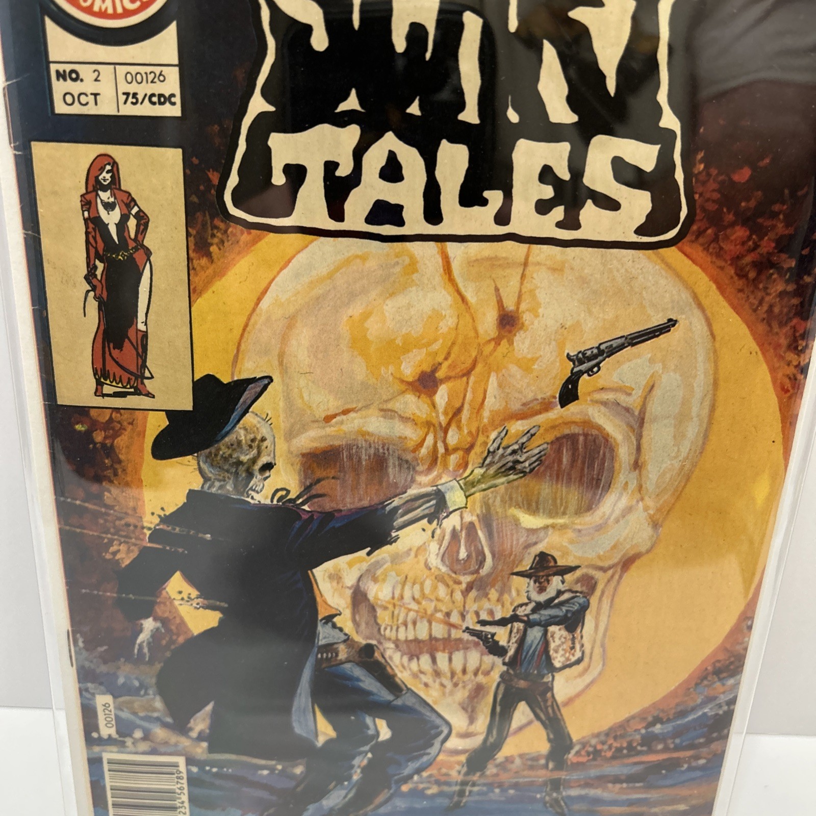 Scary Tales #2 1975 Charlton ~ Classic Tom Sutton Cover ~ Very Nice Copy