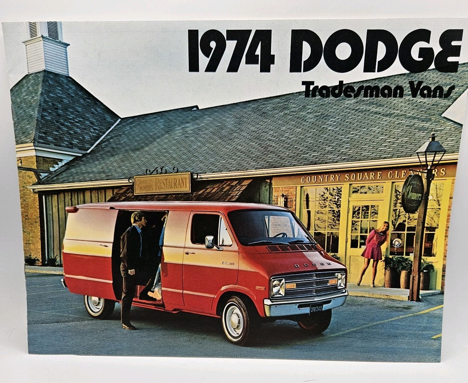 Vintage 1974 Dodge Tradesman Van Models Sales Catalog Dealer Manual Brochure