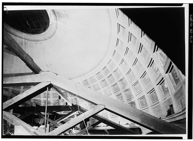Baltimore Maryland 1960 First Unitarian Church Original Dome Barrel Vault