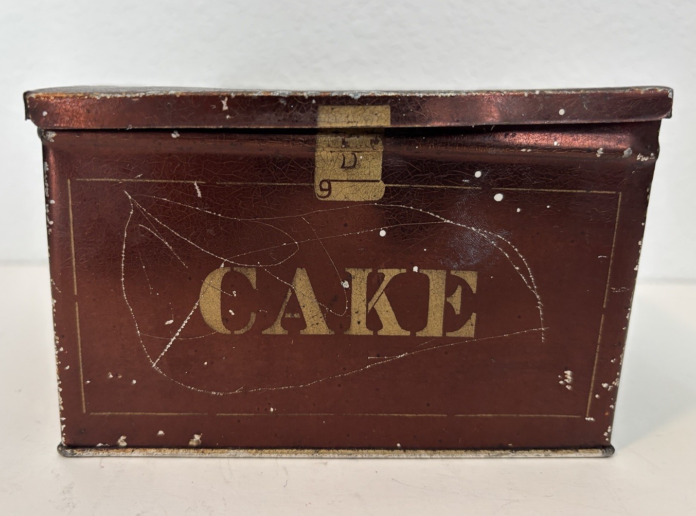 Antique Leavitt & Peirce Cake Box Mixture Tobacco Tin Cambridge MA