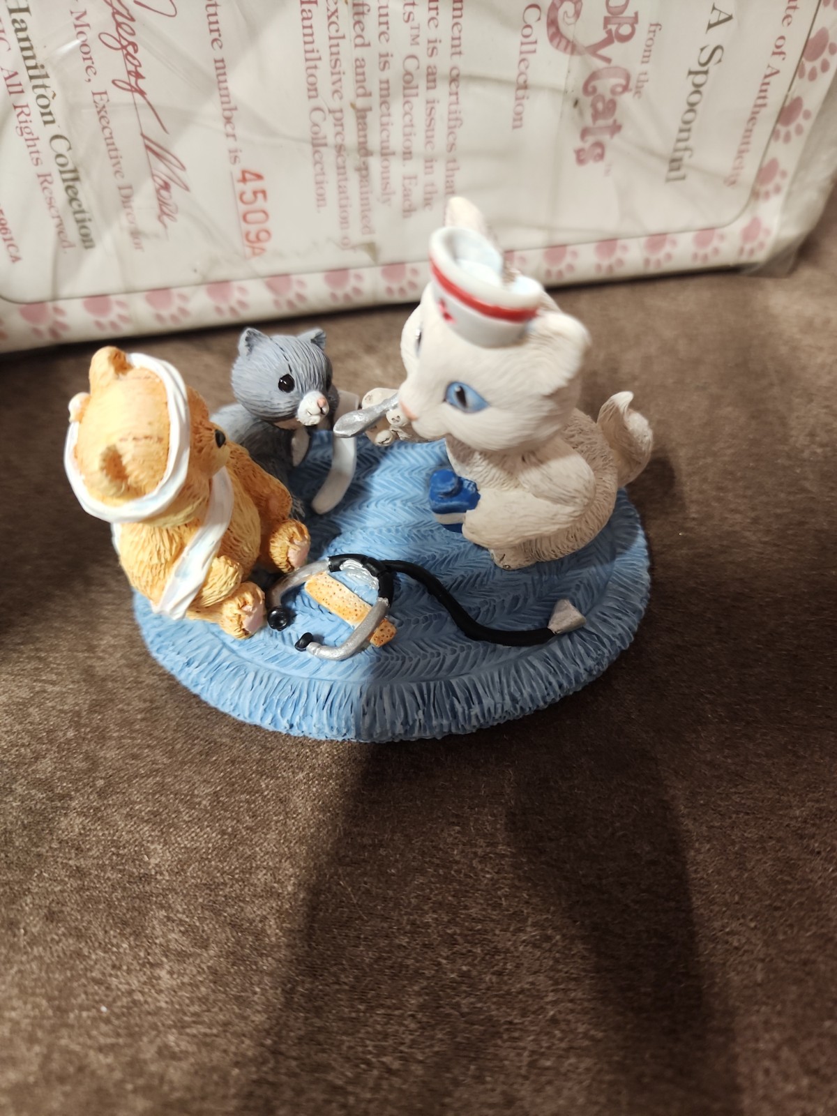 “Just A Spoonful” Copy Cats Hamilton Collection Nurse Cat 1998