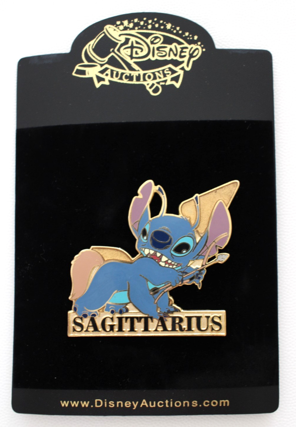 Disney Auctions Pin Stitch Sagittarius Zodiac LE500 DP00495