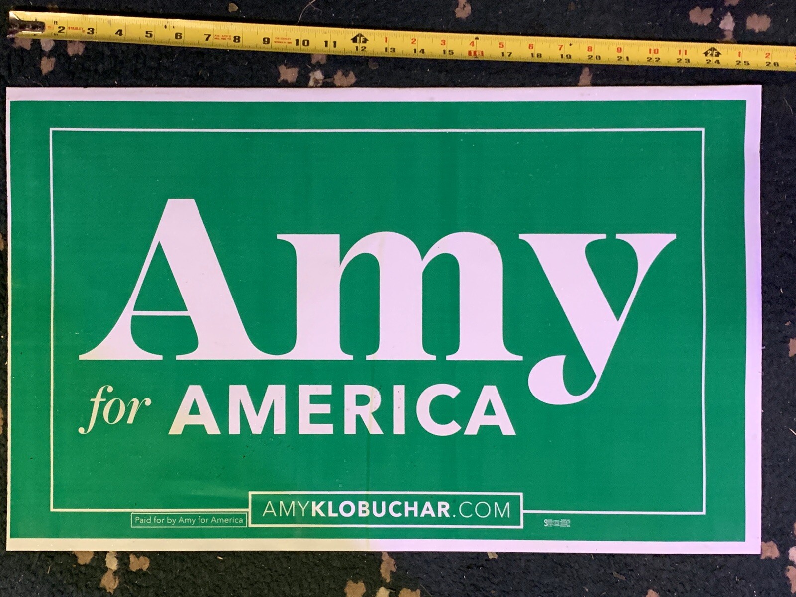 Amy Klobuchar Yard Sign Amy Klobuchar Yard Sign