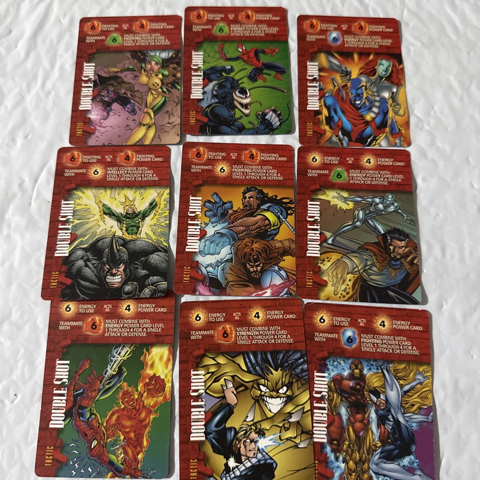 Overpower Marvel Monumental Double Shot Cards Overpower Marvel Monumental Double Shot Cards